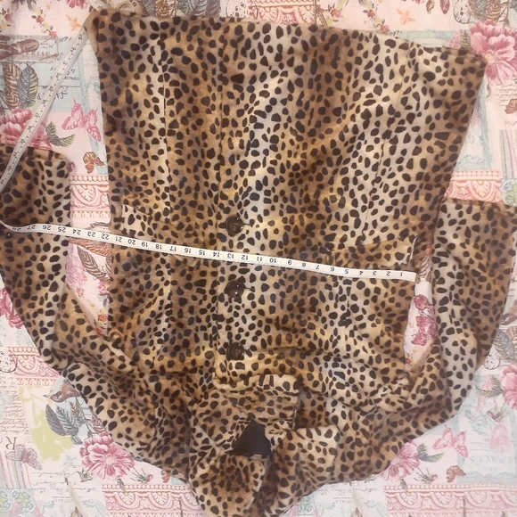 Vintage Moda Leopard Print Fake Fur Coat🇨🇦 Large - Picture 9 of 16